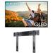 Samsung QN75Q80CAFXZA 75 4K QLED Direct Full Array with Dolby Smart TV with a Sanus LL11-B1 Super Slim Fixed-Position Wall Mount for 40 - 85 TVs (2023)