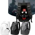 Riding Backpack Motorcycle Helmet Duffel Bag Moto Rider Bag Waterproof Travel Bag Black