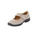 Women's The Keylani Flat by Comfortview in Light Pale Grey (Size 7 M)