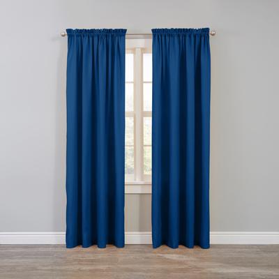 Wide Width BH Studio Microfiber Rod-Pocket Panel by BH Studio in Navy (Size 50