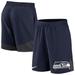 Men's Nike College Navy Seattle Seahawks Stretch Performance Shorts