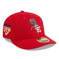 Men's New Era Red Chicago White Sox 2023 Fourth of July Low Profile 59FIFTY Fitted Hat