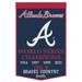 WinCraft Atlanta Braves 24" x 38" Championship Banner