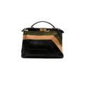 Fendi Large Patchwork Calfhair Peekaboo Bag