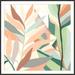 Mistana™ Soft Tropicals I by June Erica Vess - Picture Frame Painting Paper, Cotton in White | 36"H x 36"W | Wayfair