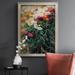 Red Barrel Studio® Chrysanthemums in the Garden - Single Picture Frame Print on Canvas Canvas, Solid Wood in Blue | 20 H x 16 W x 2.5 D in | Wayfair