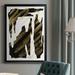 Ivy Bronx Onyx Obelisks IV Premium Framed Print - Ready To Hang Paper, Solid Wood in Black/Brown | 42.5 H x 30.5 W x 1 D in | Wayfair