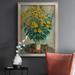 Red Barrel Studio® Jerusalem Artichoke Flowers Premium Framed Canvas- Ready To Hang Canvas in Green/Yellow | 27 H x 18 W x 2.5 D in | Wayfair