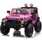 Macchina Elettrica per Bambini 2 Posti Maxi Fuoristrada 12V Happy Kids Rosa