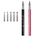 Drill nail art pen 2PCS Manicures Tool Kit Fine Paint Manicure Pen Set Professional Nail Color Drawing Pen Kit Portable Manicures Dotting Pen Tool Kit 5 Heads Replaceable Nail Painting Tool for Wome