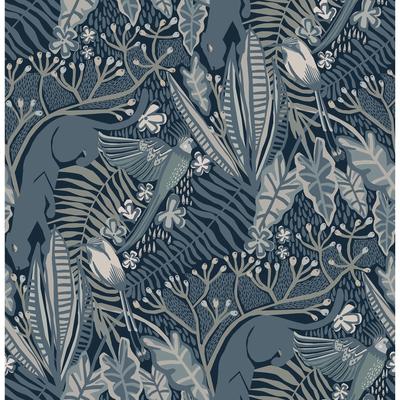 Pip & Lo Blues Poise Peel & Stick Wallpaper
