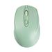 Lomubue Wireless Mouse Sensitive Mute Button Ergonomic Dual Modes 1600DPI 2.4GHz Bluetooth-compatible Optical Mouse Office Supplies