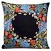 STP Goods Pomegranate Wreath Tapestry Throw Pillow