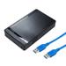 Lomubue 1 Set 2.5/3.5 Inch HDD Enclosure Driver-free Smart Sleep Data Storage ABS Hard Disk Case SATA to USB 3.0 Adapter for Home