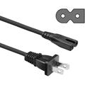 6 Ft 6 Feet 2 Prong Polarized Power Cord for SHARP TV LC-37D62U LC-37D43U LC-32D62U LC-37D44U LC-40E67U