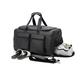 seyfocnia Duffel Bag with Shoe Compartment,Travel Duffel Bag Overnight Bag Carry On Bag Gym Duffle Bag Sports Bag Weekender Bag for Men or Women, A01 Black, Fashion