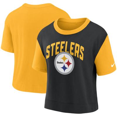 Pittsburgh Steelers Nike High Hip Fashion Oberteil - Damen Image