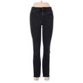 Madewell Jeans - Mid/Reg Rise Skinny Leg Denim: Black Bottoms - Women's Size 28 - Black Wash