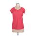 Nike Active T-Shirt: Red Activewear - Women's Size Medium