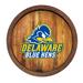 Brown Delaware Fightin' Blue Hens "Faux" Barrel Top Sign