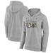 Women's Fanatics Branded Heather Gray Vegas Golden Knights 2023 Stanley Cup Champions Locker Room Pullover Hoodie