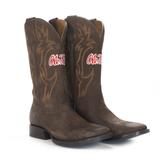 Men's Brown Ole Miss Rebels Western Boots