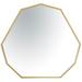 Hex No 30x28 Mirror - Gold