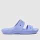 Crocs classic 2 strap sandals in lilac