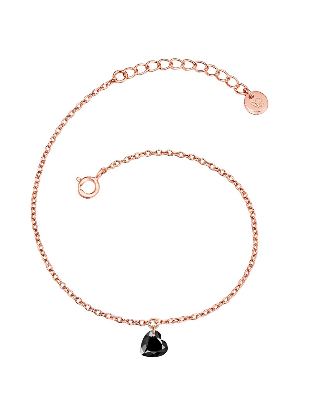 Glanzstücke München Silberarmband Damen roségold, ONE SIZE