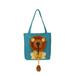 Pet Canvas Shoulder Carrying Bag Cute Lion-Shaped Pet Canvas Shoulder Bag Cat Carrier Portable Cats Small Pet Canvas Tote Chest Bag Pet Carrier for Small Dogs and Cats Pet Supplies