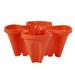 Stackable Vertical Flower Plant Pot Plastic Tiered Stackable Planter Herb Garden Planter Used for Strawberries Herbs