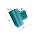 BLUESON 40Pcs 13mm Hickened Gardening Plastic Clips Plant Greenhouse Garden Netting Hoop Clips