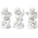 3pcs Classic Cherub Resin Statue Angel Sculpture Figurine Home Decor Resin Crafts