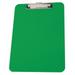 Sim Supply Clipboard Letter Size Plastic Green 2LJX6 2LJX6 ZO-G0275527
