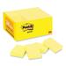 Post-it Notes Original Pads in Canary Yellow 1 3/8 x 1 7/8 100 Sheets/Pad 24 Pads/Pack (65324VAD)