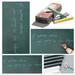 MesaSe Large Black Matte Chalkboard Vinyl Adhesive Paper Wall Decal Poster (17.7 X 78.7 ) Blackboard Roll Paint Alternative With Chalks Peel and Stick DIY Wallpaper Cricut Size