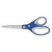 KleenEarth Soft Handle Scissors 8\ Long 3.25\ Cut Length Blue/Gray Straight Handle