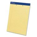 Ampad Perforated Writing Pads Wide/Legal Rule 50 Canary-Yellow 8.5 x 11.75 Sheets Dozen (20224)