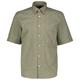 Marc O'Polo Herren Hemd kurzarm Regular Fit, oliv, Gr. L