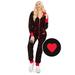 Men's Hearts on Fire Jumpsuit