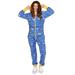 Women's Blue Hanukkah Jumpsuit