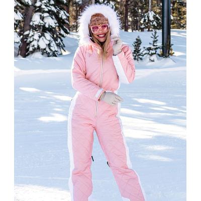 Women's Powder Pink Ski Suit