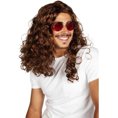 Long Brown Curly Wig