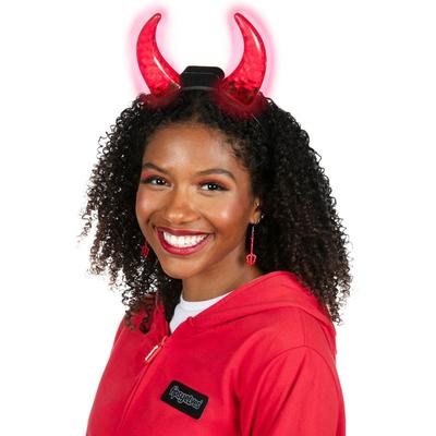 Light Up Devil Horn Headband