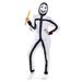 Men's Stick Figure Costume