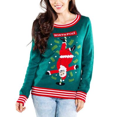 Women's North Pole Dancer Ugly Christmas Sweater