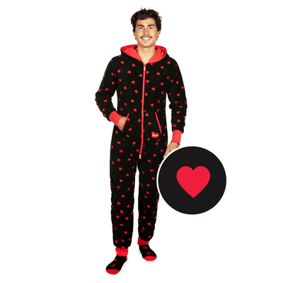 Men's Hearts on Fire Jumpsuit