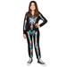 Girl's Iridescent Skeleton Costume