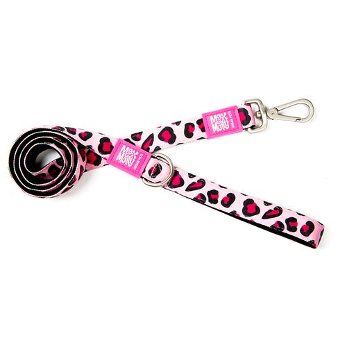 Max & Molly Kurzleine Leopard Pink Größe S: 120cmx15mm Hund