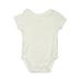 Baby Gap Short Sleeve Onesie: White Solid Bottoms - Size 6-12 Month